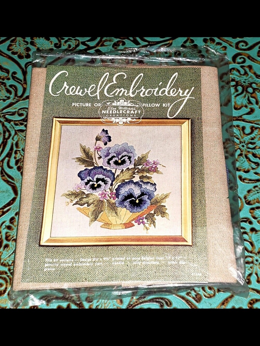Mid-Century Elsa Williams Crewel Embroidery Kit